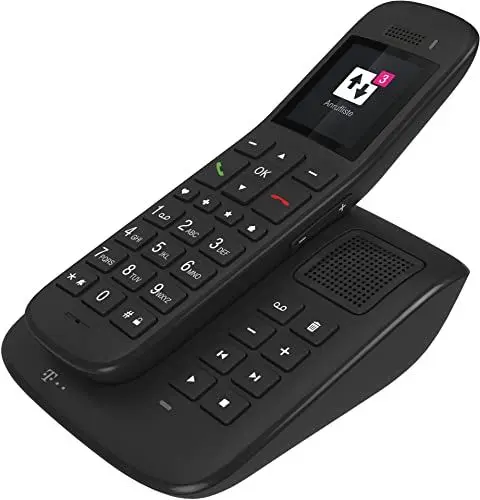 Produktbild: Telekom Sinus A 32 mit Basis und Anrufbeantworter Schwarz 2