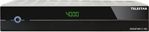 Produktbild: TELESTAR DIGISTAR C HD – DVB-C-/Kabelreceiver (HDTV, HDMI, Scart, Mediaplayer, hochwertiges Metallgehäuse) – Schwarz