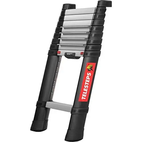 Produktbild: Teleskopleiter 3m von TELESTEPS I Made in Sweden I Prime Line I Kompakte Qualitätsleiter mit patentiertem Premium Design I Dreieckige Holme I EN 131 Zertifiziert I 72230-581