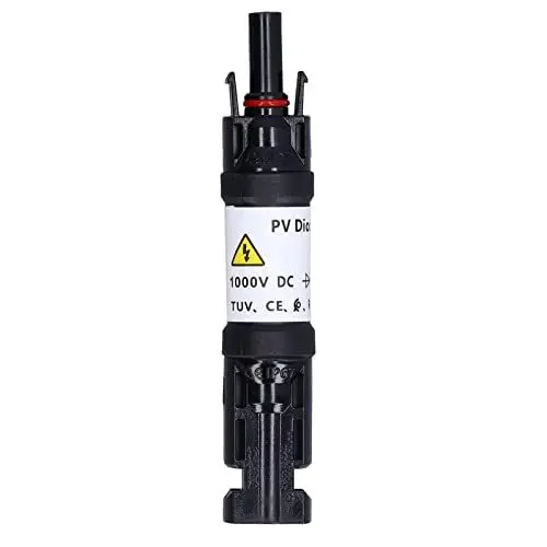 Produktbild: Telituny Solar PV Diode, 1000V Anti-Rückfluss Steckverbinder IP67 Wasserdichter Photovoltaik-Sicherungsanschluss Splitter Solarpanel für den Solarpanel-Anschlusser (30A)