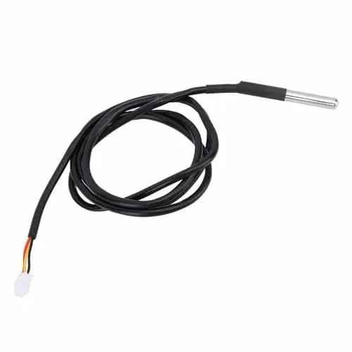 Produktbild: Temperatursensor Sonde Edelstahl Hohe Genauigkeit Intelligente Automatisierung Fernüberwachung 1 Meter Kabel
