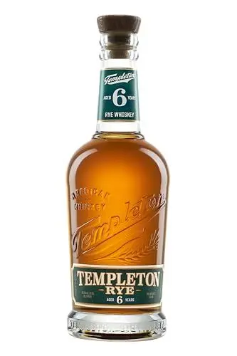 Produktbild: Templeton Rye I 6 Jahre alter Roggenwhiskey I In American Oak Flame Charred Fässern für mindestens 6 Jahre gereift I 45,75% Vol. I 700 ml
