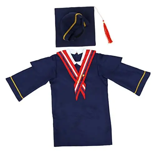 Produktbild: TEMPNAP Junggesellenabschiedskleidung Für Rahmen Abschluss Kleid Mit Foto-requisitenkleid Polyester Blue