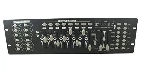 Produktbild: TEMPO DI SALDI Steuerung der Lichteffekte Disco Controller DMX für DJ-Mixer mit 192 Kanälen