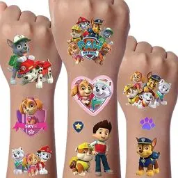 Produktbild: Temporäre Tattoo Kinder, 10 Blätter 300+ Temporäre Kinder Tattoos, Temporäre Tattoos Set, Wasserdichte Kindertattoos, Kinder geburtstags geschenk Party dekoration