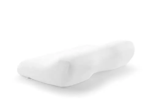 Produktbild: TEMPUR Millennium Kopfkissen Memory Foam, ergonomisches Nackenstützkissen für Rücken- und Seitenschläfer, Liegefühl fest, M (54 x 32 x 11/6 cm), Weiß