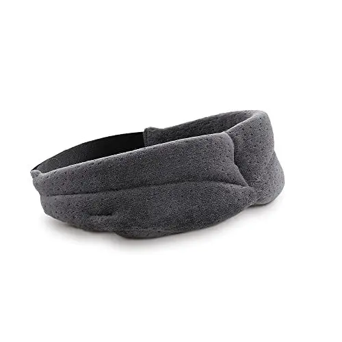 Produktbild: TEMPUR Schlafmaske für Damen und Herren, blickdichte verstellbare Schlafbrille für tiefe Entspannung, Grau