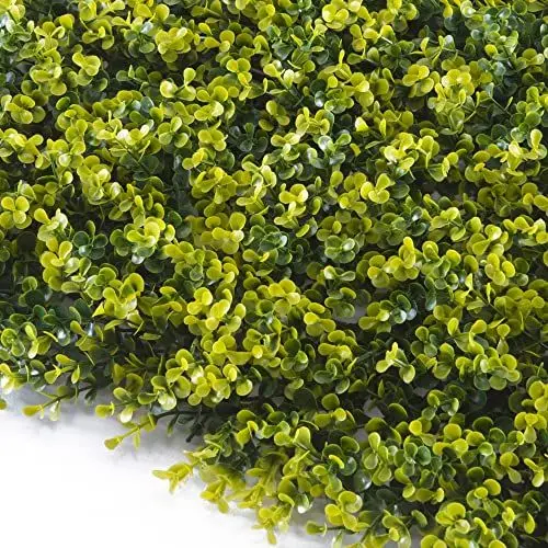 Produktbild: TENAX Divy Panel Buxus 0,5x1 m Grün, Synthetische Hecke mit Buchsbaumblättern aus zusammensetzbaren Modulen zur vertikalen Gartenwanddekoration