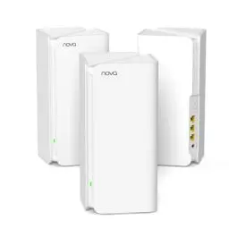 Produktbild: Tenda Nova MX15-Pro Mesh WLAN WiFi 6 System-AX5400 Dualband WLAN Mesh WiFi 6 System, empfohlen für Häuser mit 4-6 Schlafzimmern, 9*Gigabit Port–Ersetzt Router & Repeater–Kompatibel Mit Alexa, 3Pack