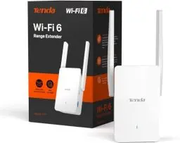 Produktbild: Tenda WLAN Verstärker WLAN Repeater WiFi Extender A23 (AX1500 Dualband 5GHz:1201Mbps+2,4GHz:300Mbps) 2 * 5dBi Antennen, Gigabit-Port, AP-Modus, MU-MIMO, WPA3, IPv6, LED, Kompatibel zu Allen Routern