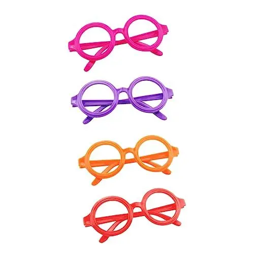 Produktbild: TENDYCOCO 10St Brillenspielzeug mit rundem Rahmen kinder ferngläser kinderferngläser Spielzeugbrille neuartige Brillenfassungen Party-Brillen-Requisiten lustiges Brillenspielzeug