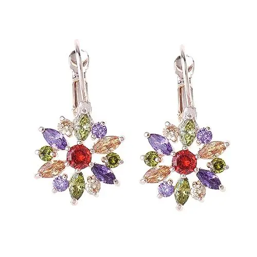 Produktbild: TENDYCOCO 1 Paar Ohrhänger für Damen graceling gracy charming geschengutsein jewelon Ohrschmuck Ohrstecker Perlenohrringe Edelstein-Ohrringe Creolen Ohrringe für Frauen einzigartige Ohrringe