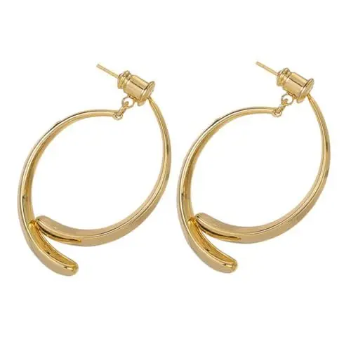 Produktbild: TENDYCOCO 1 Paar Vordere Und Hintere Kreuzohrringe Baumelnde Kreuz Gebogene Ohrringe Frauen Ohrschmuck Ohrringe Für Frauen Baumeln Gebogene Stabohrringe Frauenohrringe Ohrstecker Legierung