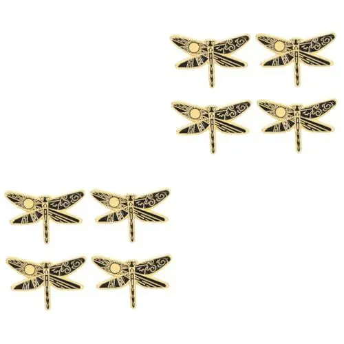 Produktbild: 2 Sätze Brosche Anstecknadel Mit Tiermotiv Strasskorsage Tierhalsband Libellen- World Swelter Funky Weihnachtsdeko Pin-schmuck Libellen-kleiderabzeichen Legierung 4 Stück * 2