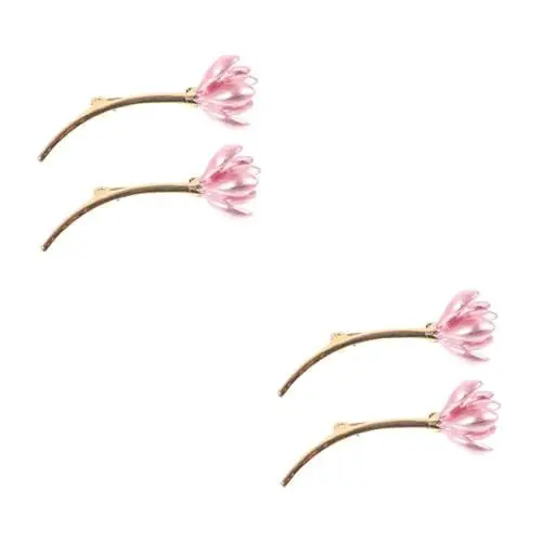 Produktbild: TENDYCOCO 2 Sätze Seerosenbrosche Metall Brosche Feminine Brosche Stilvolle Damen Brosche Hochwertige Brosche Ästhetische Anstecknadel Tulpenbrosche Hutbrosche Zinklegierung Rosa 2 Stück * 2