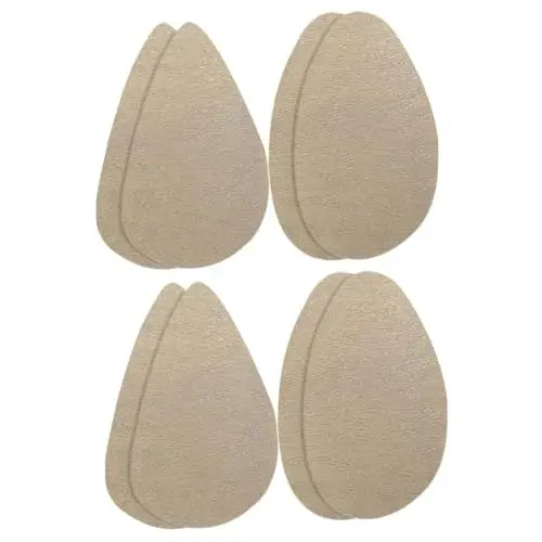 Produktbild: TENDYCOCO 2 Sätze Stumme Schuhpolster Rutschfeste Schuhpads Schuhsohlen-aufkleber Rutschfeste Schuhpolster Keine Gleitschuhe Rutschfestes Schuhsohlenpolster High-heel-schutzpolster 2 Paar*2