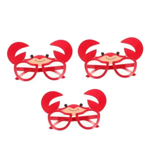 Produktbild: TENDYCOCO Lustige Krabben-sonnenbrille Leichte Partybrille Für Hawaiianische Luaus Und Tropische Events Fotoautomaten-requisiten