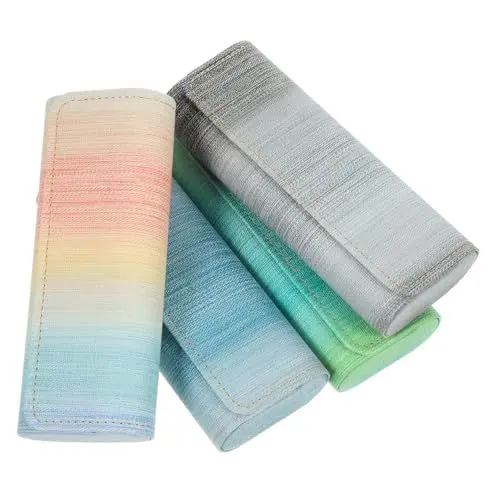 Produktbild: TENDYCOCO Reise-brillenetui-set 4-teilig Pu-brillenbox Schutzhülle für Outdoor-schule und Büro