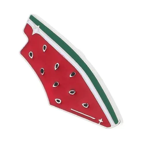 Produktbild: TENDYCOCO Brosche Zubehör Palästina-Anstecknadel Wassermelonen-Brustnadel Palästina-Flaggen-Pin Gewandkragennadel Wassermelonen-Brosche Wassermelonen-Anstecknadel Anstecknadeln Zinklegierung