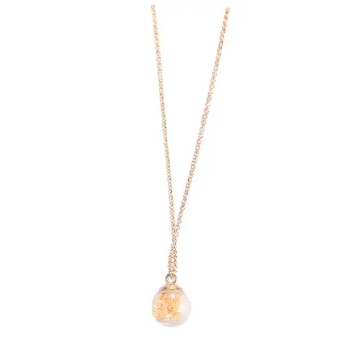 Produktbild: TENDYCOCO Frau Stern Halskette Schmuck Aus Geburtssteinen Handgefertigte Edelsteinkette Schlüsselbeinkette Frau Kreative Halskette Perlenkette Frauen Halskette Damenhalskette Yellow