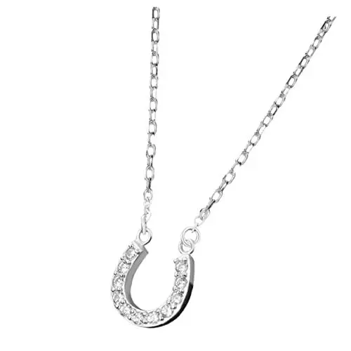 Produktbild: TENDYCOCO Halskette Für Damen Und Mädchen Modischer Schmuck Aus Edelstahl Elegantes Design Perfektes Für Jeden Anlass Trendige Halskette Mit Glückssymbol