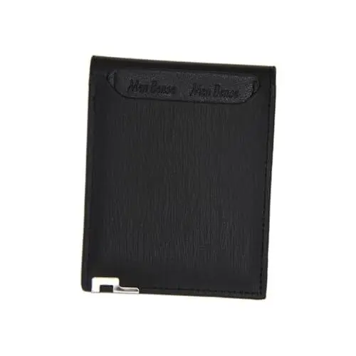 Produktbild: TENDYCOCO Ledergeldbörse Brieftasche scheckkarten-etui Kreditkartenetui Card Holder herrengeldbörsen Men Wallet Herren Geldbörse kurzer Absatz Geldbeutel Geldbörse für Männer Halter Black