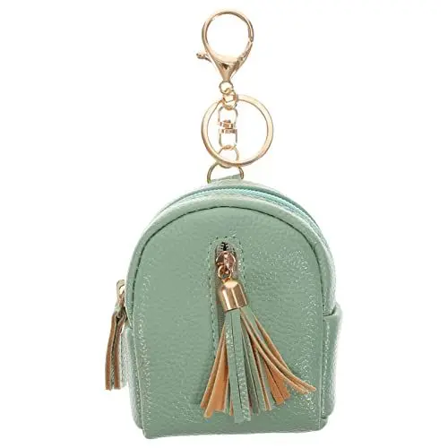 Produktbild: TENDYCOCO Mini-Rucksack Schlüsselanhänger Münzbeutel Tragbare Handtasche Schlüsselanhänger Clips