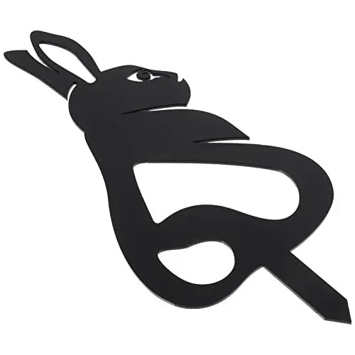 Produktbild: TENDYCOCO Ostern Erdungsstecker Kaninchenpfahl Im Hof Kaninchenpfahl Für Den Garten Metallhof Kunst Frohe Ostern Hofschild Kaninchen-Modell-Ornament Kaninchenstatue Marionette Draussen Acryl