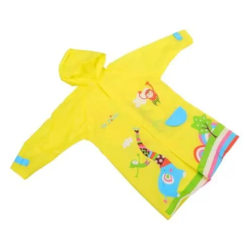 Produktbild: Entzückender Regenmantel Aus Eva-Material für Jungen und Mädchen mit Cartoon-Design Zum Spielen Im Freien