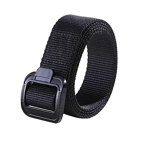 Produktbild: TENDYCOCO Herrengürtel mit Schnellverschluss 1 5 Zoll Gewebter Nylon-freizeitgürtel für Outdoor-sport