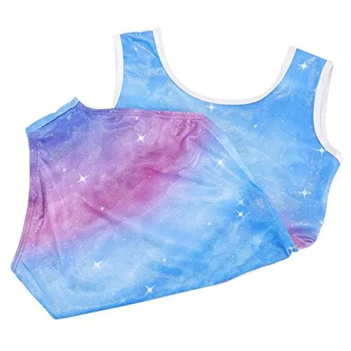Produktbild: TENDYCOCO Tanzkleidung Gymnastikkleidung Kindertrikot Kinder tanzen Turnanzug Tanzlerntrikot trikot für kinder Gymnastikanzug für Kinder Gymnastiktrikots Turnanzug für Kinder Elasthan