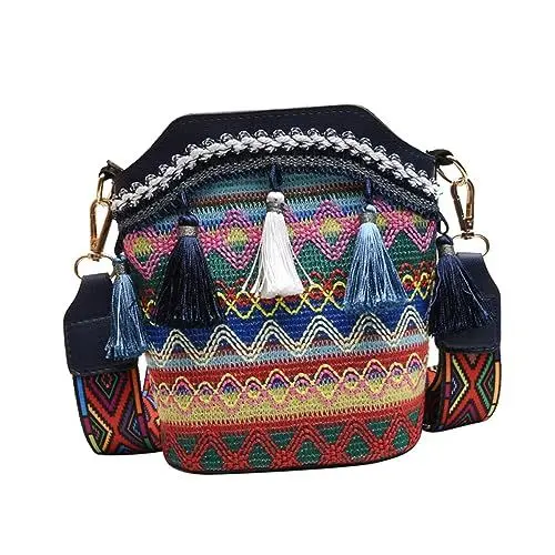 Produktbild: TENDYCOCO Umhängetasche Mit Quaste Umhängetasche Für Damen Beuteltasche Für Damen Black