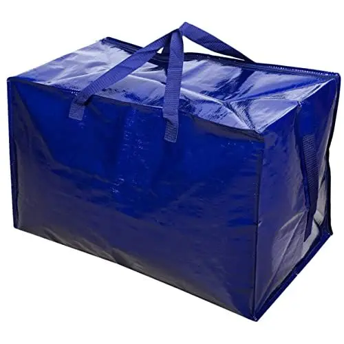 Produktbild: Reisepacktasche Mit Großer Kapazität Umzugsaufbewahrung Für Kleidung Bettwäsche Gepäcktasche Glatter Reißverschluss Kompakte Und Stabile Aufbewahrung