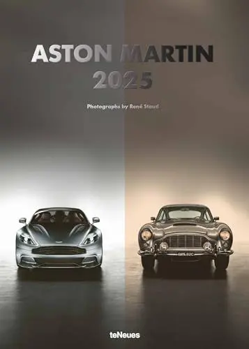 Produktbild: teNeues - Aston Martin 2025 Wandkalender, 50x70cm, Kalender mit zwölf atemberaubenden Aufnahmen von Aston Martin Modellen aus 110 Jahren Geschichte, fotografiert von Rene Staud