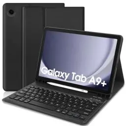 Produktbild: TENGWUDZ Tastatur Hülle für Samsung Galaxy Tab А9 Plus 2023 11 Zoll (QWERTZ Deutsches), Abnehmbar Tastatur Schutzhülle mit Pencil Halter für Samsung Galaxy A9+