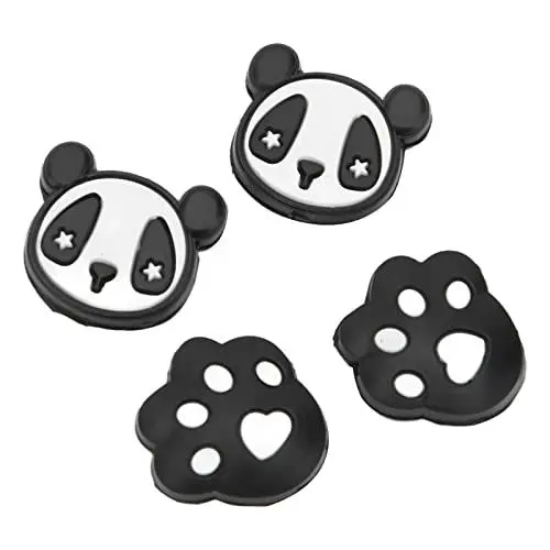 Produktbild: Tennisschläger-Stoßdämpfer, Tennisschläger-Dämpfer, Silica-Dämpfer für Tennisschläger, Tennis-Stoßdämpfer für Vibrationsdämpfer (Panda- und Klauenform)
