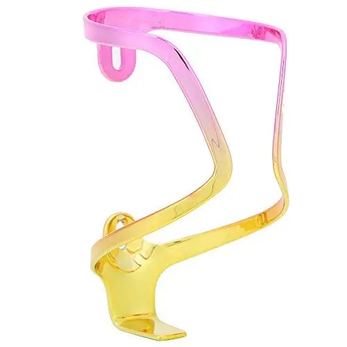 Produktbild: TENP Fahrrad-Flaschenhalter, Fahrrad-Flaschenhalter, robuste Konstruktion, bequem, praktisch, verhindert Verformung, Umweltschutz für Mountainbike(BC4 Roségold)