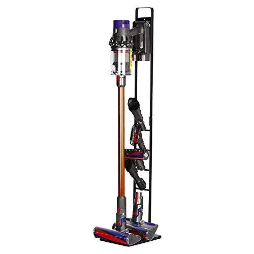 Produktbild: TentHome Zubehör Halterung für Dyson Staubsauger Halterung Halter Organizer Metall Freistehender Universal Ständer für Dyson V6 V7 V8 V10 V11 DC58 DC59 DC62 DC74 (Schwarz)