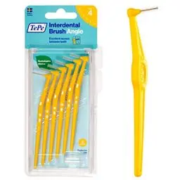 Produktbild: TEPE mit abgewinkeltem Kopf, gelb, Blister, gelb (0,7 mm)