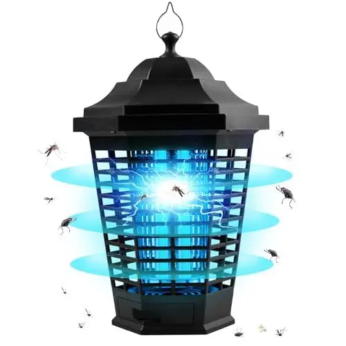 Produktbild: TEPENAR Elektrischer Insektenvernichter - 13W 4200V Mückenlampe Effektiver Schutz vor Mücken Motten und fliegenden Insekten ohne giftige Chemikalien ideal für Innen und Außenbereiche