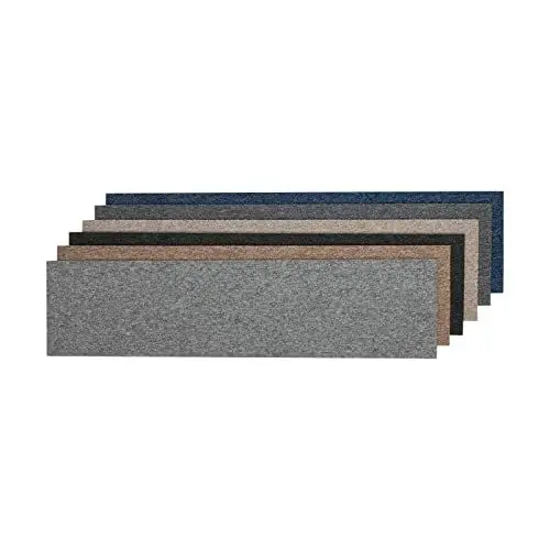 Produktbild: Teppichdielen Nevada - Teppichfliesen 25x100 cm - schnell und ohne Verkleben verlegbar - Fliesen Teppichboden Auslegware Fußbodenbelag (Blau 84)