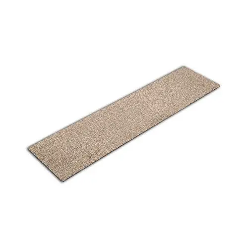 Produktbild: Teppichdielen Walnut | Teppichfliesen schnell und ohne Verkleben verlegbar | Robust & antistatisch | In 3 Farben erhältlich (1 Fliese | 100 x 25 cm, Beige)