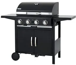 Produktbild: tepro Gasgrill Mayfield 4, 4 Edelstahl-Brenner je ca. 3 kW, Grillfläche: ca. 58 x 44 cm