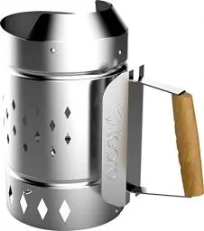 Produktbild: tepro Grillzubehör Anzündkamin XL, für Holzkohle und Briketts, aus verzinktem Stahl