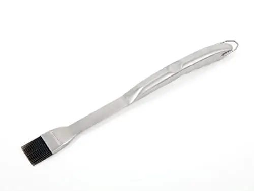 Produktbild: tepro Grillzubehör Marinadenpinsel aus Edelstahl mit Silikon-Borsten, Länge: ca. 43,5 cm