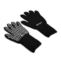 Produktbild: tepro Grillzubehör Textil-Grillhandschuhe 2er-Set, hitzebeständig bis zu 350° C