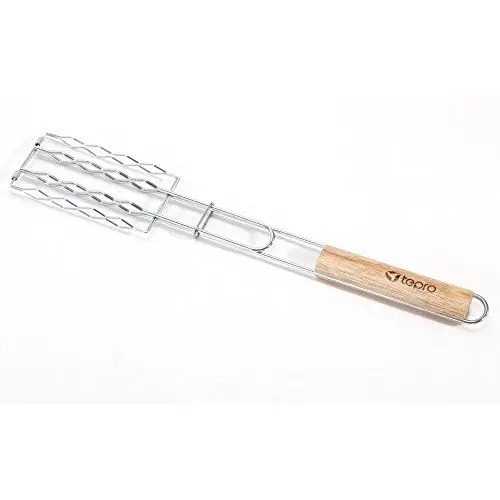 Produktbild: tepro Grillzubehör Würstchen-Wender für 4 Würstchen, Länge: ca. 51 cm