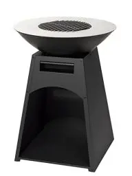 Produktbild: tepro Plancha Säulengrill Waco, Grillrost ca. 30 cm Ø, Silber