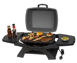 Produktbild: tepro 3142E Low-fett Elektrogrill Abington, Tischgrill für Innen und Außen mit Thermometer