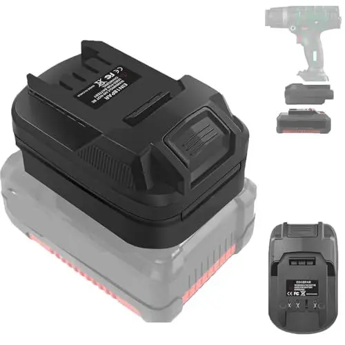 Produktbild: TEPULAS Adapter für Einhell 18V Akku auf für Parkside 20V XTeam Serie Elektrowerkzeug, passend für Power X-Change Plus zu Pap 20A1, 20B1, Pap 20B3 (Keine Akku)